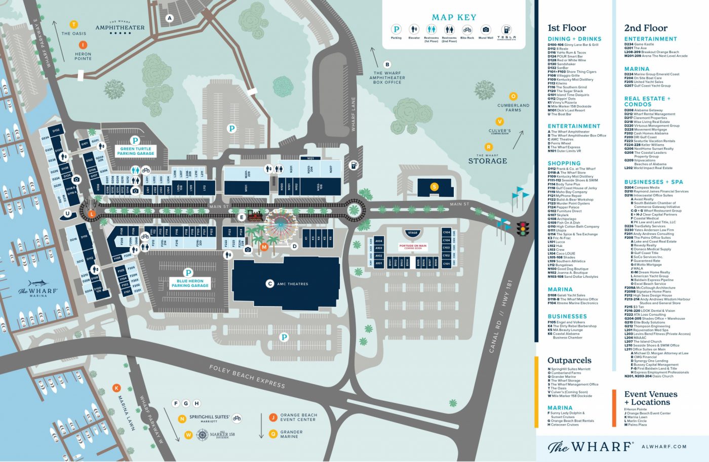 The Wharf | Property Map